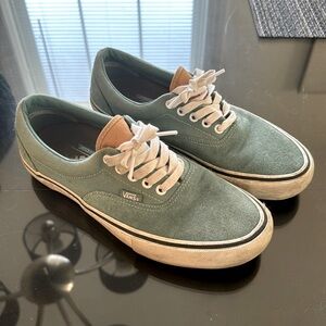 Vans Era Pro Skate Shoes - Limited Green Suede colorway - Size 9